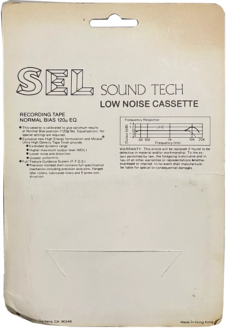 Blister Sel 90 "Sound Tech" Type I Normal USA