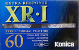Compact Cassette Konica XR 60 "XR-I" Type I Normal 1990 Europe