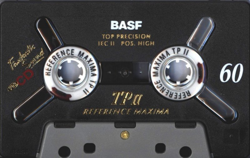 Compact Cassette BASF TP II Reference Maxima 60 Type II Chrome 1995 Europe