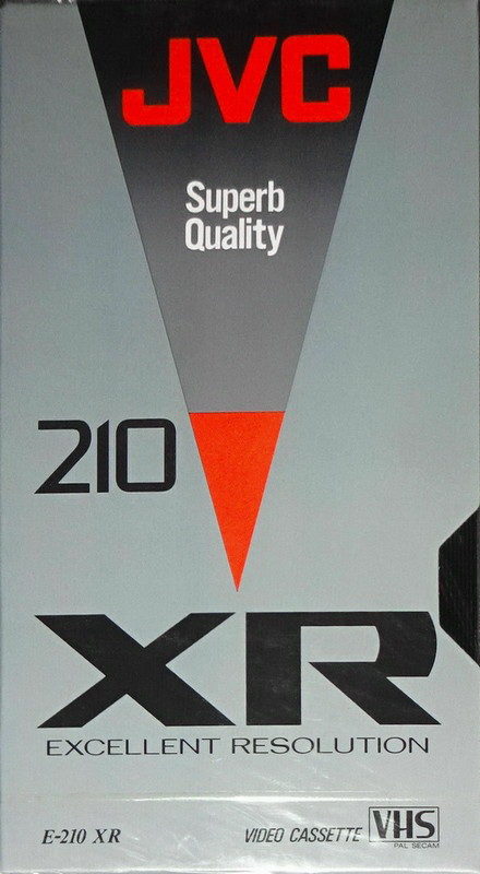 VHS, Video Home System JVC XR 210 "E-210 XR" Type I Normal 1990 Europe