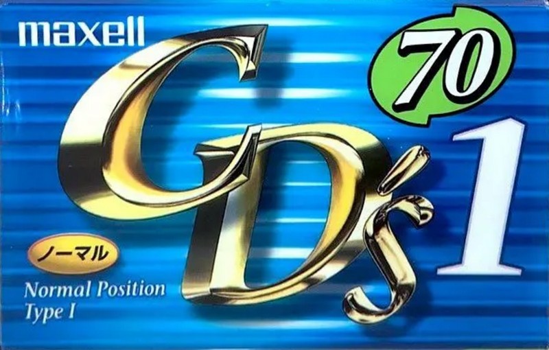 Compact Cassette Maxell CD`s I / CD`s 1 70 "CDS1-70M" Type I Normal 1999 Japan