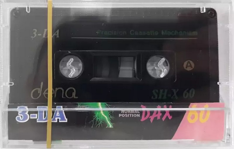 Compact Cassette Dena 60 "3-DA DAX" Type I Normal Near East