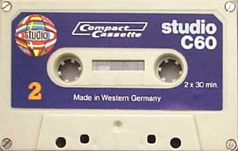 Compact Cassette Studio 60 Type I Normal 1975 Europe