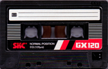 Compact Cassette SKC GX 120 Type I Normal 1984 Europe