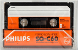 Compact Cassette Philips Studio Quality 60 Type I Normal 1981 Europe