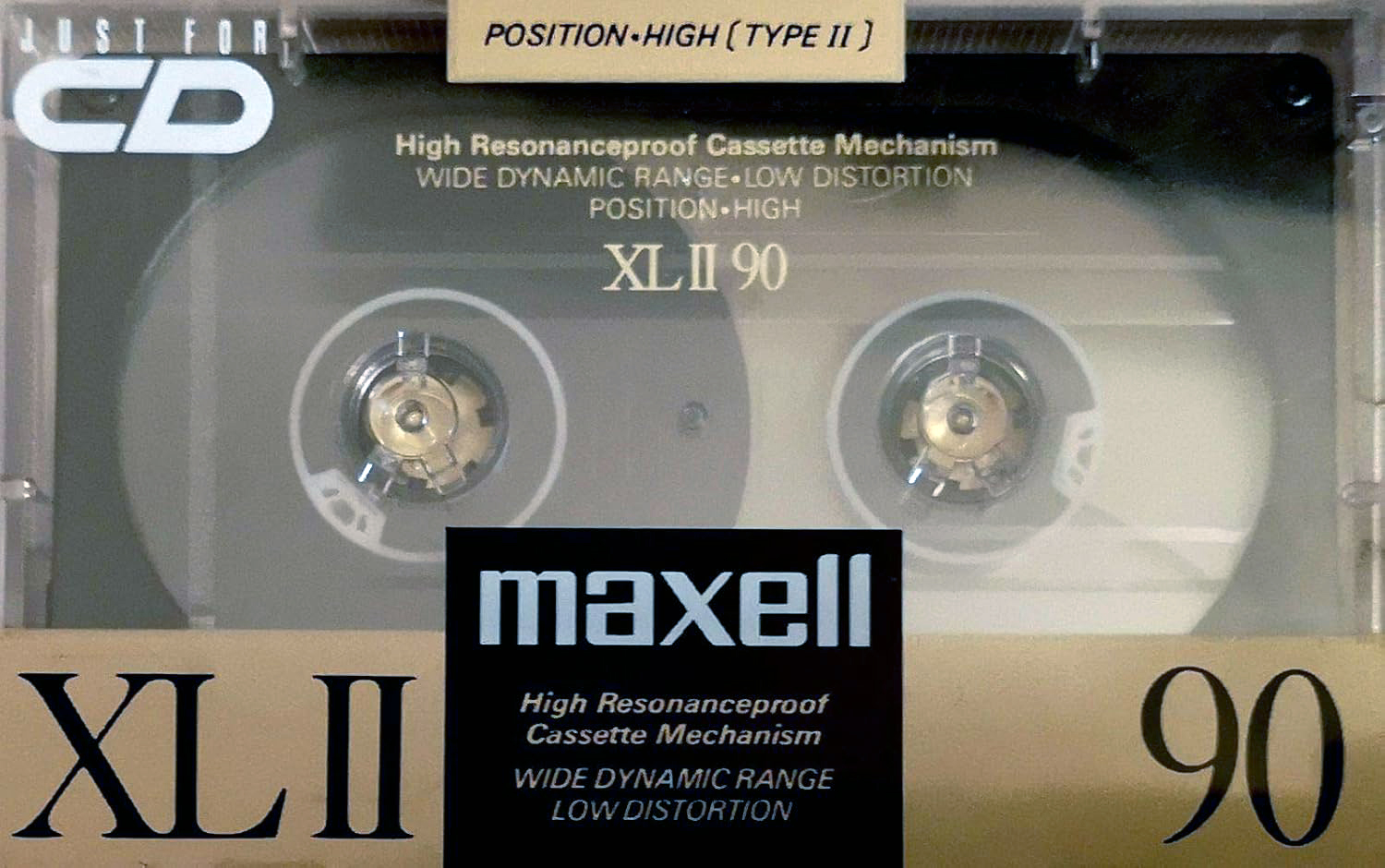 Compact Cassette Maxell XLII 90 Type II Chrome 1989 Japan