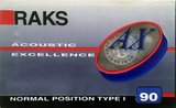 Compact Cassette RAKS AX 90 Type I Normal 1993 Europe