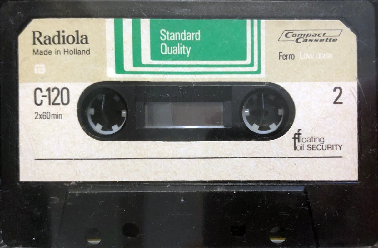 Compact Cassette Radiola Standard Quality 120 Type I Normal 1975 Europe