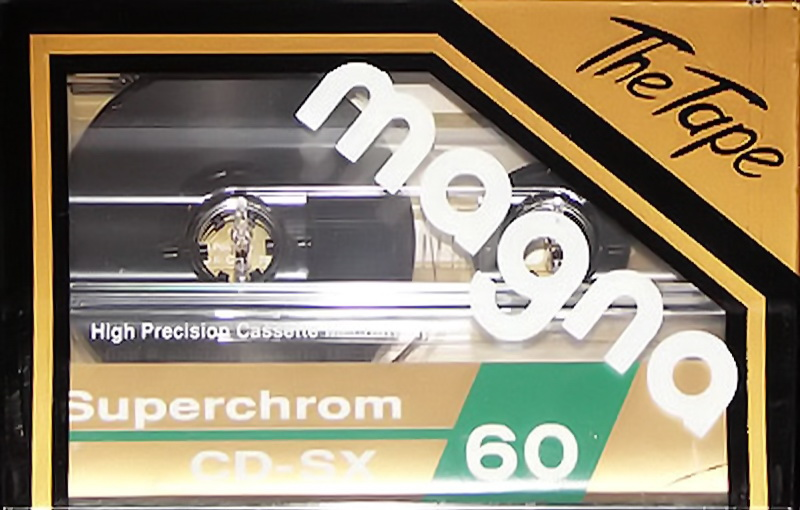 Compact Cassette Magna CD-SX 60 Type II Chrome 1990 Europe