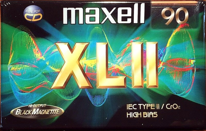Compact Cassette Maxell XLII 90 Type II Chrome 1998 Europe