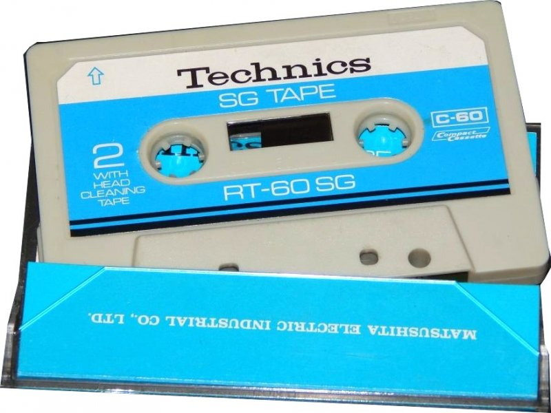 Compact Cassette Technics SG 60 "RT-60 SG" Type I Normal 1973 Japan