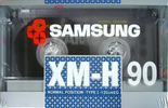 Compact Cassette Samsung XM-H 90 Type I Normal 1988 South Korea