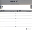 Compact Cassette Samsung XM-H 90 Type I Normal 1988 South Korea