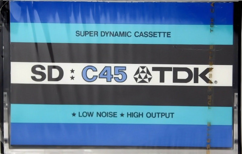 Compact Cassette TDK SD 45 Type I Normal 1973 USA