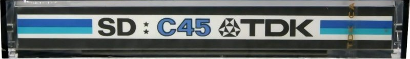 Compact Cassette TDK SD 45 Type I Normal 1973 USA