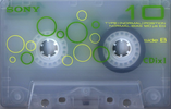 Compact Cassette Sony CDix I 10 "C10CDX1L" Type I Normal 2001 Japan