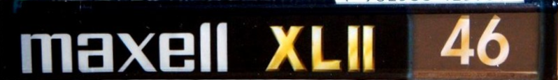 Compact Cassette Maxell XLII 46 Type II Chrome 1998 Europe