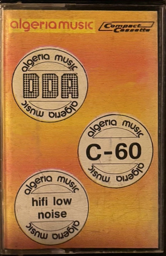 Compact Cassette algeria music 60 "DDA" Type I Normal Algeria