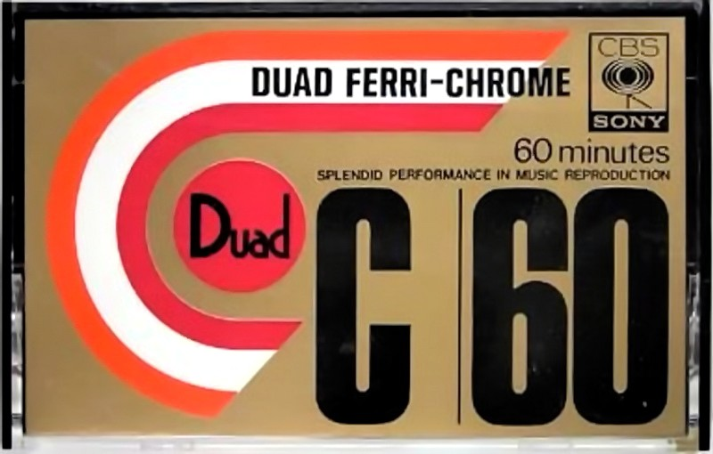 Compact Cassette CBS / Sony Duad 60 Type III Ferro Chrome 1975 Japan