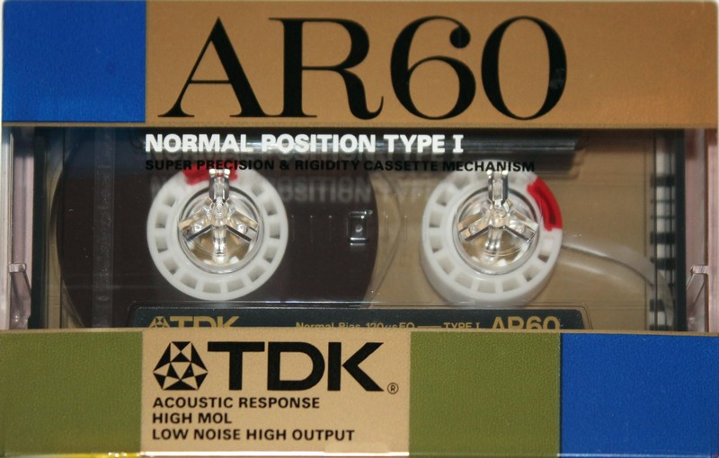 Compact Cassette TDK AR 60 "AR-60G" Type I Normal 1987 Japan