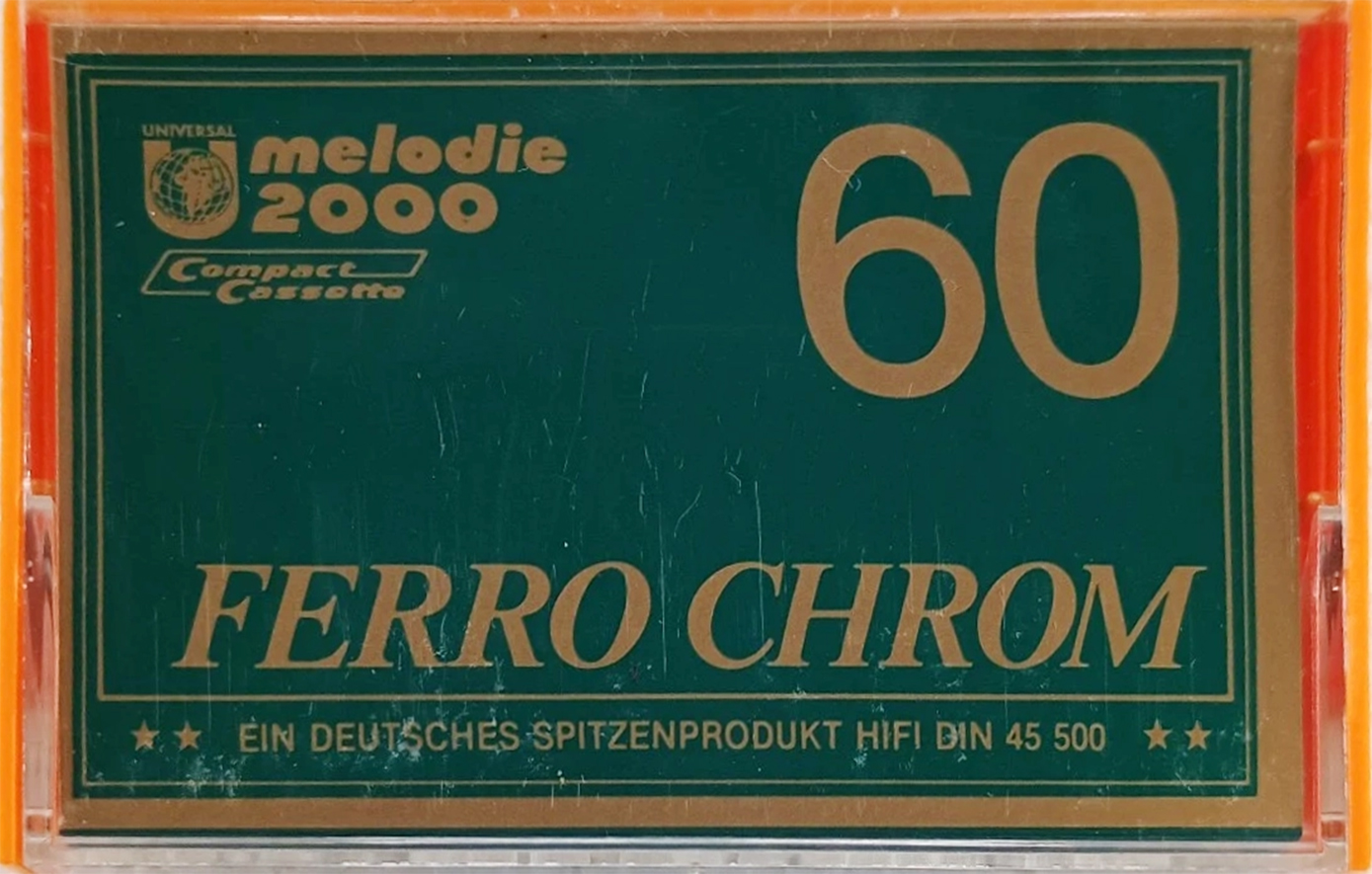 Compact Cassette Melodie 2000 60 Type III Ferro Chrome 1985 Germany