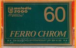 Compact Cassette Melodie 2000 60 Type III Ferro Chrome 1985 Germany