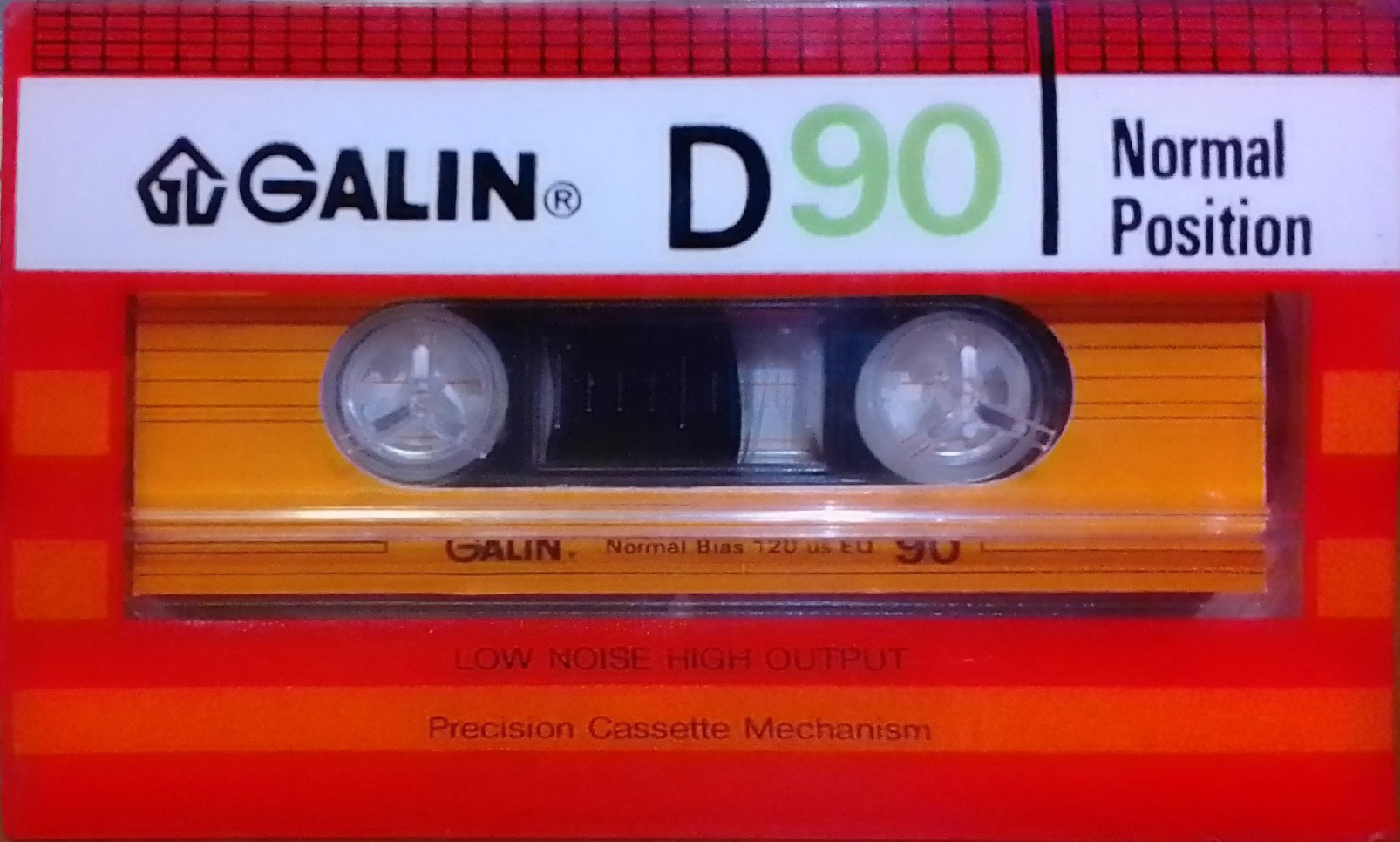 Compact Cassette Galin 90 Type I Normal 1988 Hong Kong