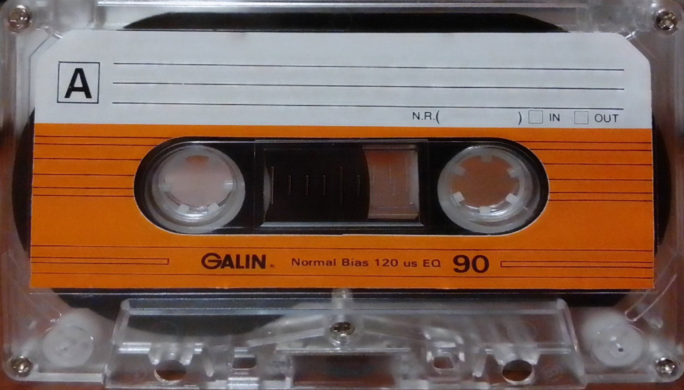 Compact Cassette Galin 90 Type I Normal 1988 Hong Kong