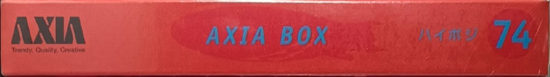 Compact Cassette AXIA Box Limited 74 "Sound space trip" Type II Chrome 1999 Japan