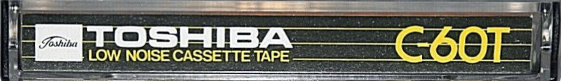 Compact Cassette Toshiba T 60 Type I Normal 1973 Europe