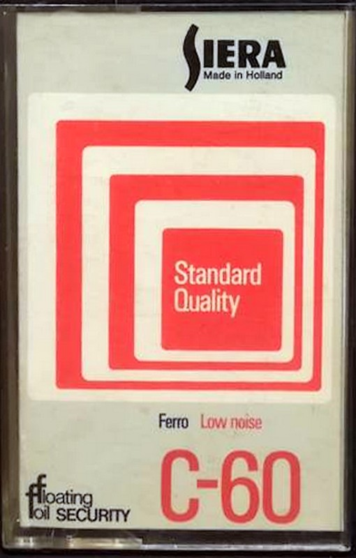 Compact Cassette Siera Standard Quality 60 Type I Normal 1975 Europe