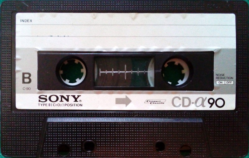 Compact Cassette Sony CD-α 90 Type II Chrome 1978 Germany