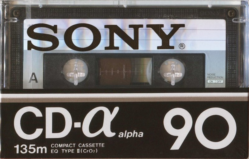 Compact Cassette Sony CD-α 90 Type II Chrome 1978 Germany