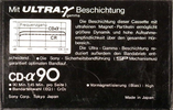 Compact Cassette Sony CD-α 90 Type II Chrome 1978 Germany