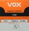 Compact Cassette VOX 60 Type I Normal Japan