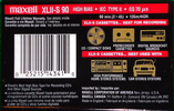 Compact Cassette Maxell XLII-S 90 Type II Chrome 2001 North America