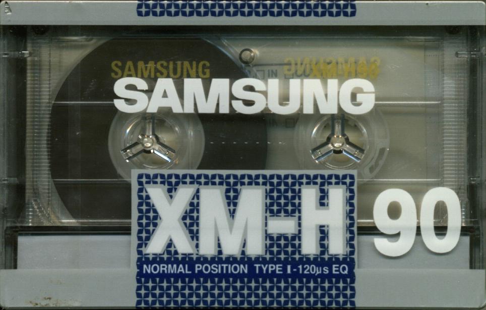Compact Cassette Samsung XM-H 90 Type I Normal 1988 Canada