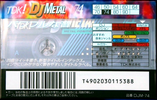 Compact Cassette TDK DJ Metal Disc Jack 74 "DJM-74" Type IV Metal 1995 Japan
