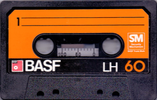 Compact Cassette BASF LH 60 Type I Normal 1977 Europe