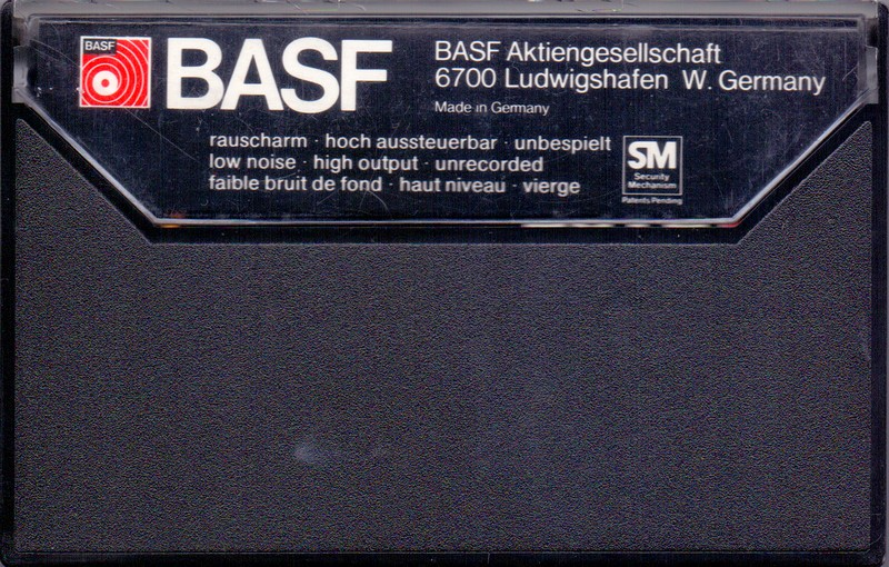Compact Cassette BASF LH 60 Type I Normal 1977 Europe