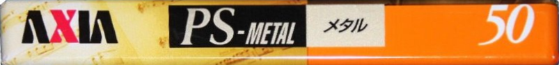 Compact Cassette AXIA PS-Metal 50 "PSMH 50" Type IV Metal 1996 Japan