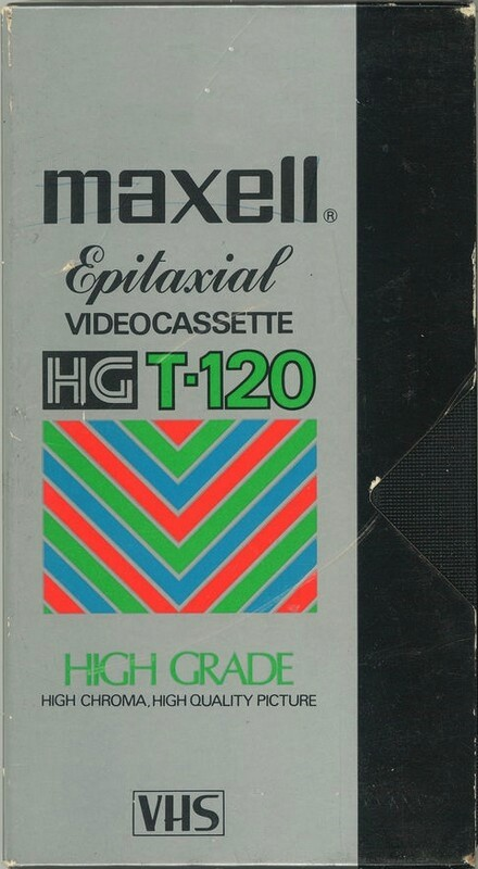 VHS, Video Home System Maxell HG 120 Type II Chrome 1979 USA