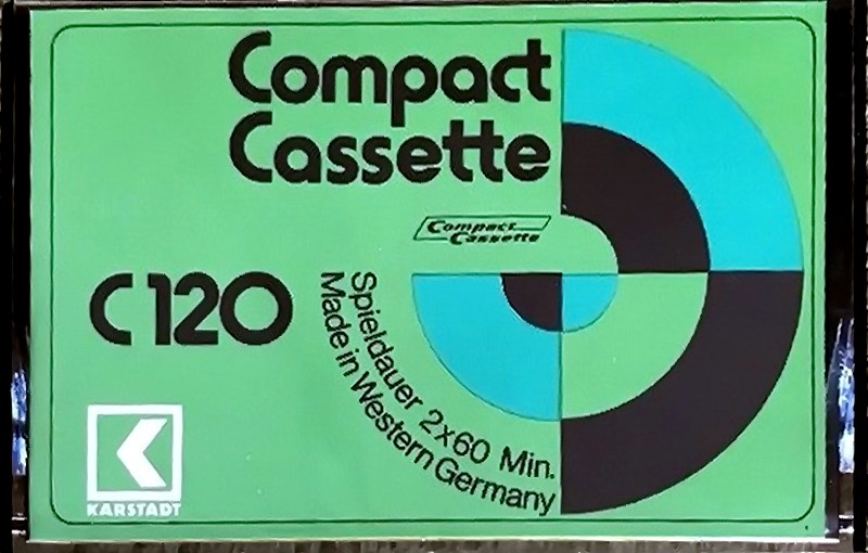 Compact Cassette Karstadt 120 Type I Normal 1975 Germany