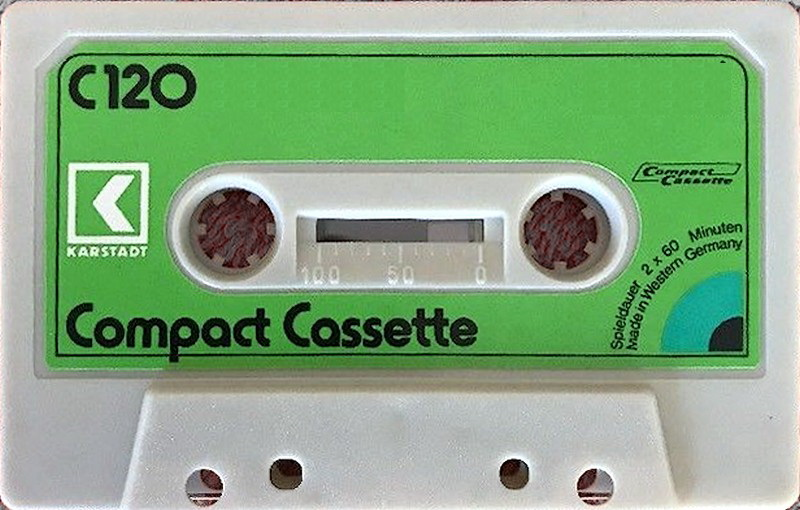 Compact Cassette Karstadt 120 Type I Normal 1975 Germany