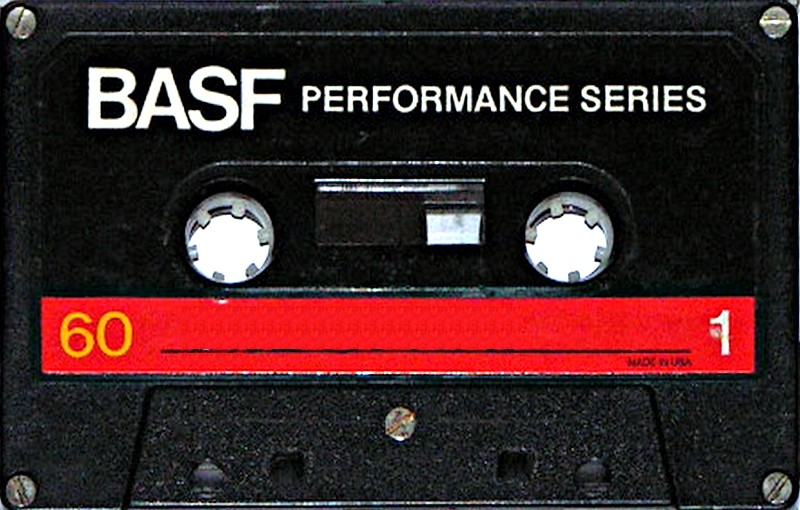 Compact Cassette BASF performance series 60 Type I Normal 1976 USA