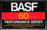 Compact Cassette BASF performance series 60 Type I Normal 1976 USA