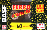 Compact Cassette BASF Ferro Standard 60 Type I Normal 1991 Worldwide