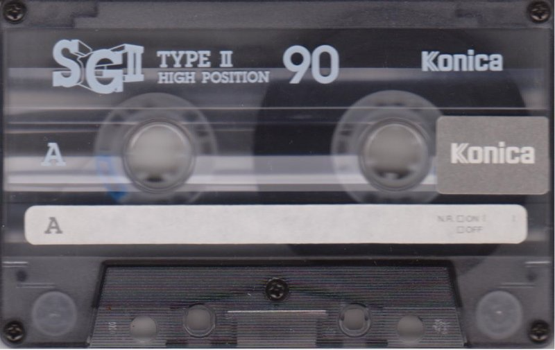 Compact Cassette Konica SG 90 Type II Chrome 1993 Europe
