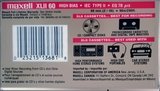 Compact Cassette Maxell XLII 60 Type II Chrome 1998 North America