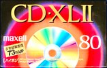 Compact Cassette Maxell CD-XL 80 "CDXL2-80" Type II Chrome 1992 Japan